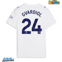 Manchester City Josko Gvardiol #24 Tredjedrakt Dame 2026-27 Kortermet